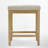 24 Inch Upholstered Extra-wide Cushion Wooden Kitchen Island Counter Height Barstools-1423662234
