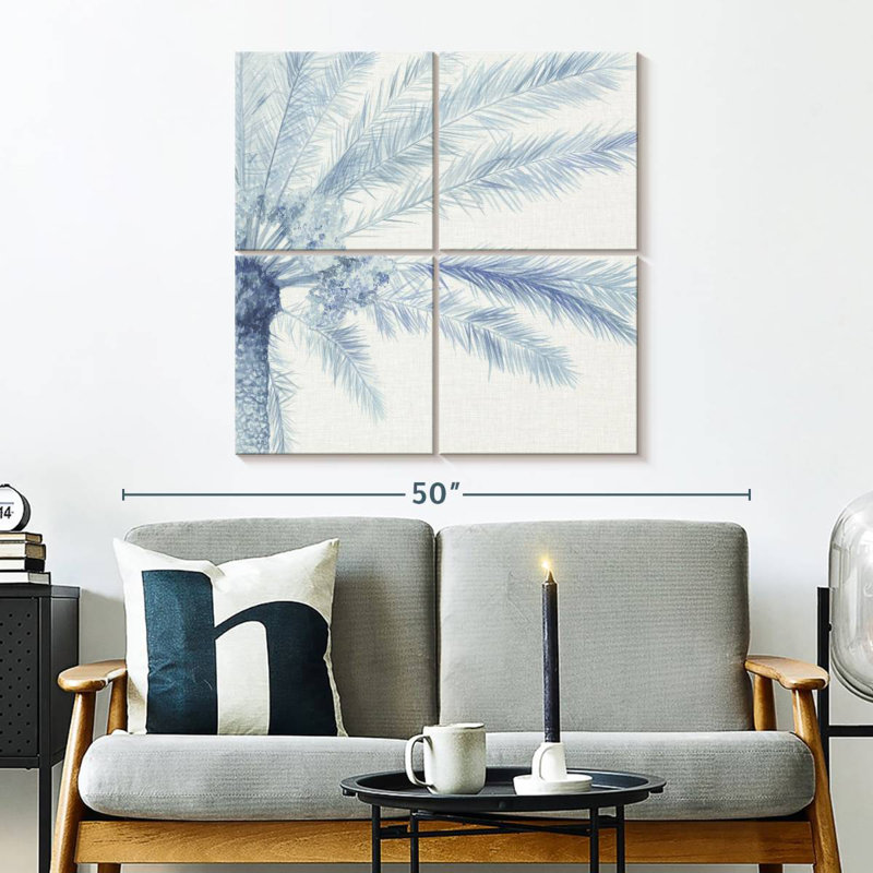 Harnek Chambray Palms II, H 32 po x l 32 po