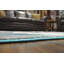 Tapis turquoise / gris Stinson