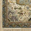Tapis oriental en nylon / polypropylène tissé à la machine Raiyaan en ivoire / bleu / brun-837475072