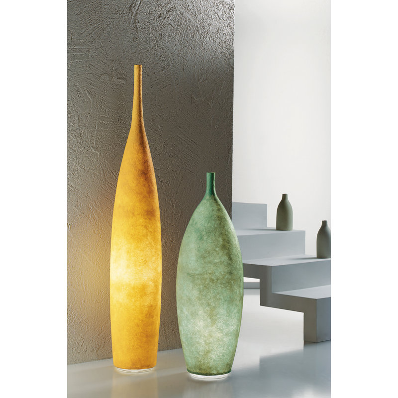 Luna 142cm Novelty Floor Lamp, Orange