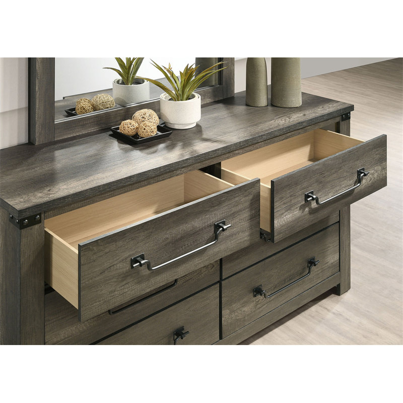 Table de chevet 1 pièce Rustic Grey