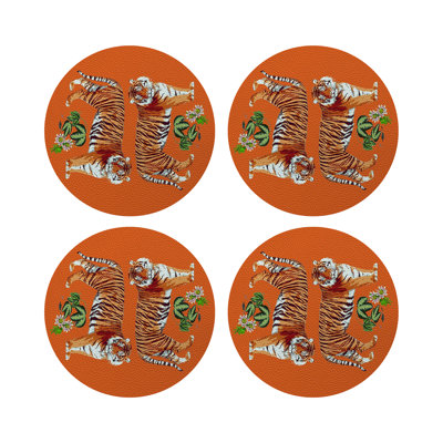 Tiger Seeing Double 16" Vinyl Placemat