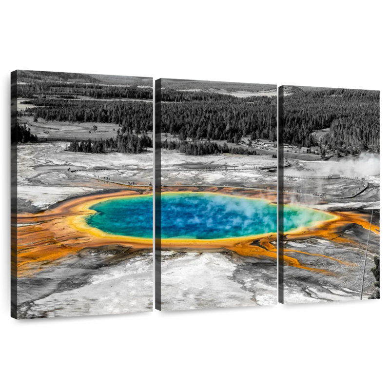 Alvord Grand Prismatic Spring Pop, H 28 po x l 45 po