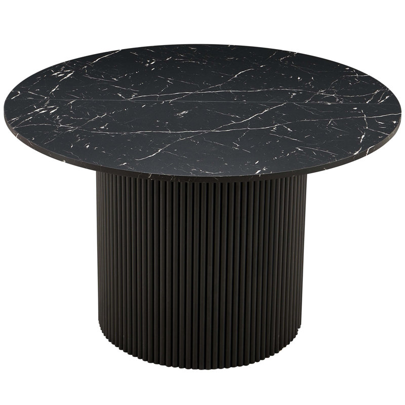 Round Dining Table(Only Table), Black