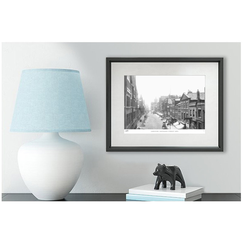 Chester, Eastgate Street 1891 by Francis Frith - Single Picture Frame Print, 60cm H x 80cm W x 2.3cm D
