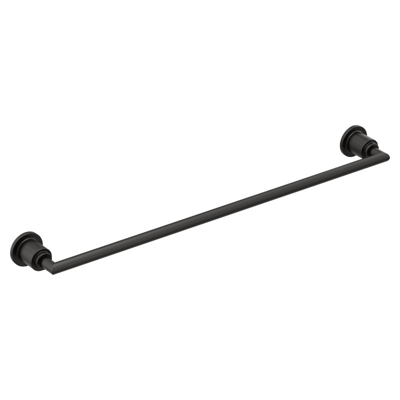 Barre à serviettes murale 24 po Arris, Noir mat