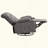 Massage Rocker Recliner Chair With 4-Point 3D Kneading Massage And Heat For Living Room With Rocking Function And 2 Cup Holders, USB Charge Port-948273973