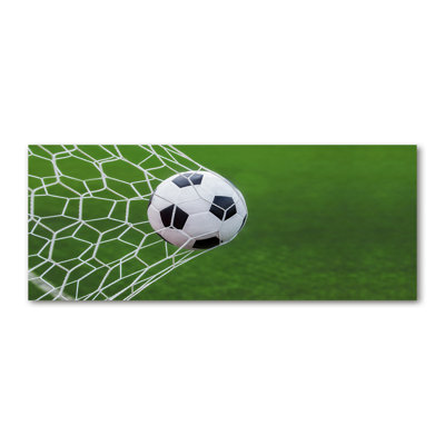 Ball in the Goal 1 Piece Wall Art on Canvas
