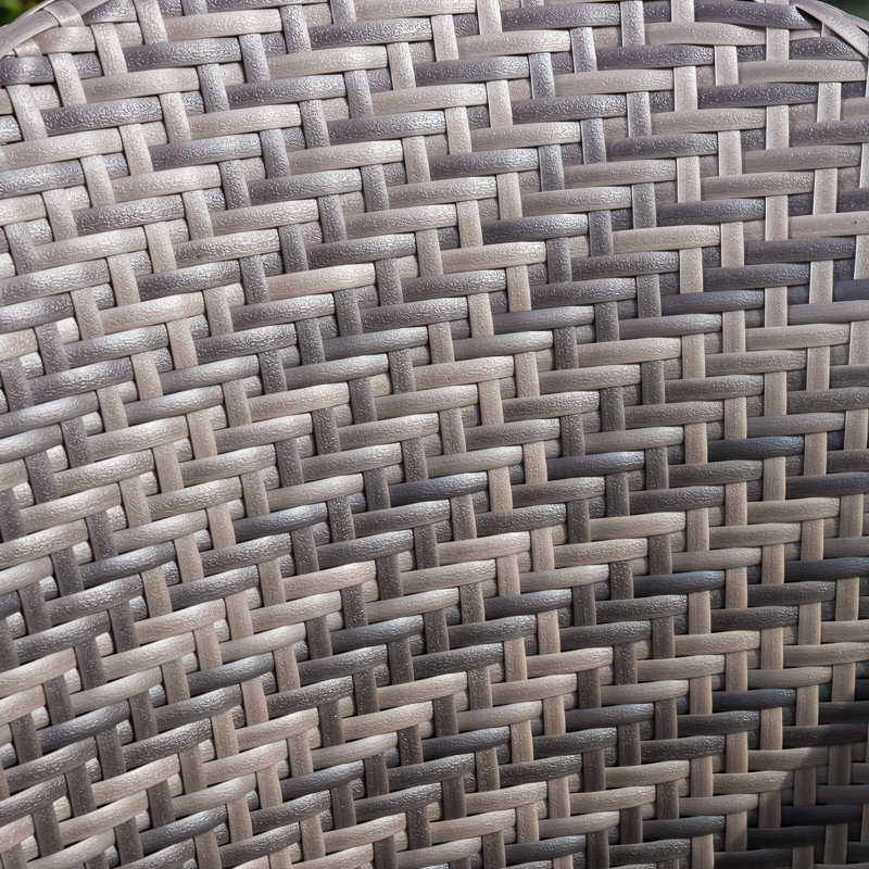 Fauteuils de salle à manger d'extérieur Aldonija, gris