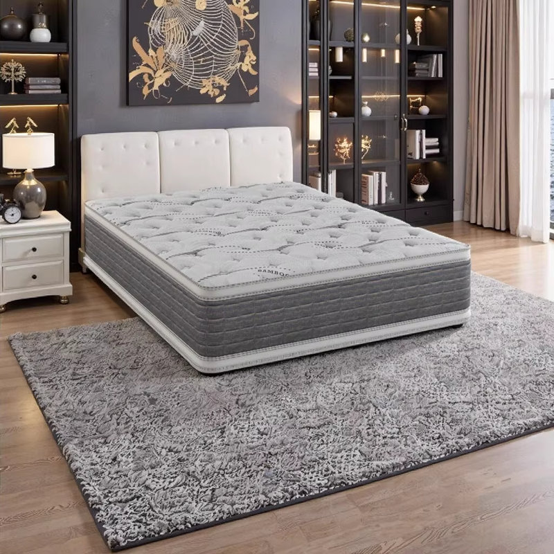 Matelas double à plateau-coussin 14,5 po Dream Flex avec housse CoolTouch et support quad, Double