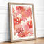 Coral Depths Pattern Coastal - Framed Print-185120376-185120374
