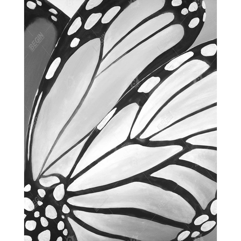 «Monarch Wings», reproduction sur toile