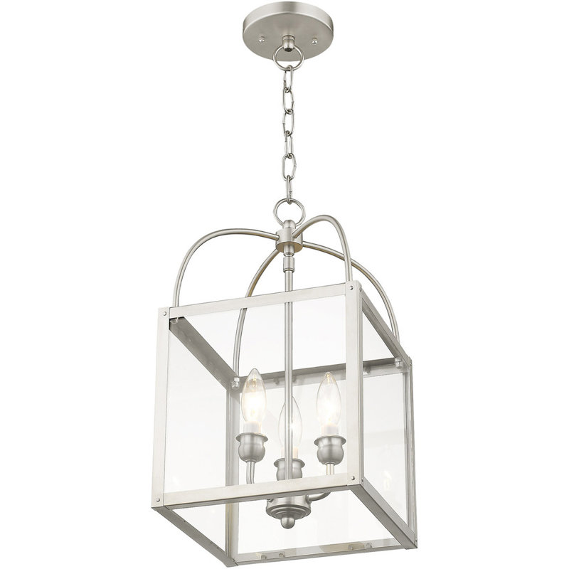 Luminaire suspendu rectangulaire 3 lumières Tehilah