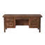 Bureau de direction 71 pouces, aucun assemblage requis, finition whisky