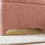 Repose-pieds rembourré en tissu Dant Boucle-1732949816