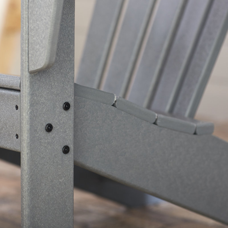 POLYWOOD Palm Coast Adirondack, Slate Gray