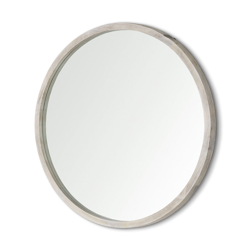 Miroir mural Carper, Brun clair