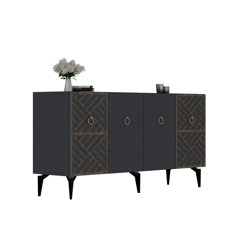 Olivia 150cm Console Table, Grey