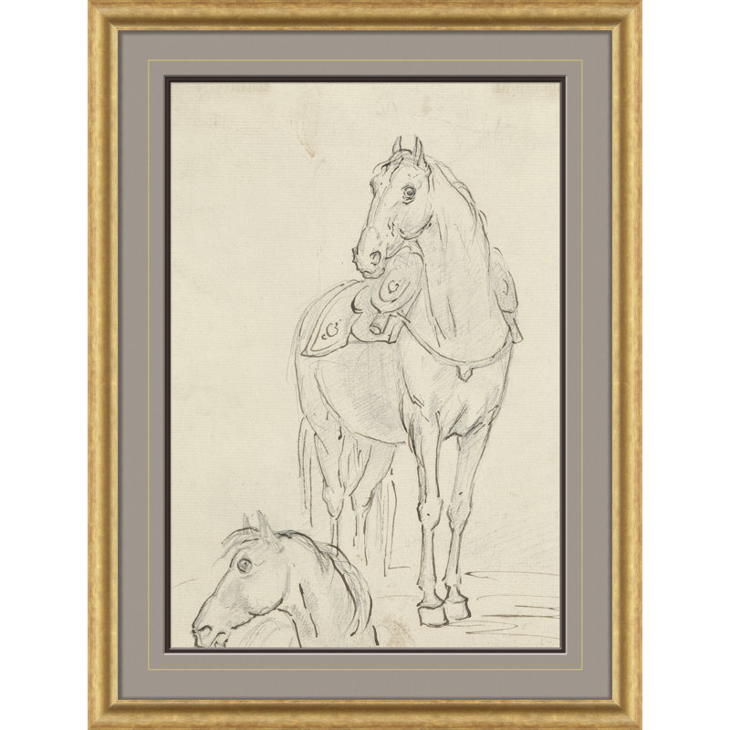 Horse Study Print by Sawrey Gilpin