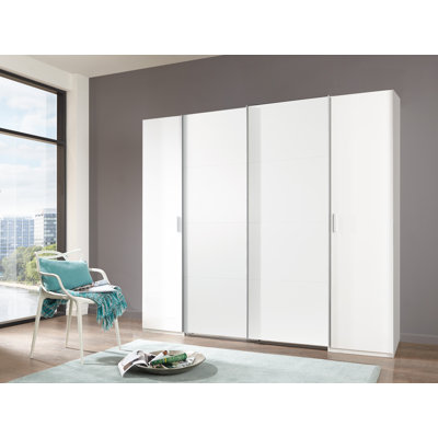 Ranchero 4 Door Manufactured Wood Wardrobe