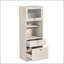 Armoire garde-manger de 71 po de hauteur avec tablettes réglables et ensemble anti-basculement-242134667