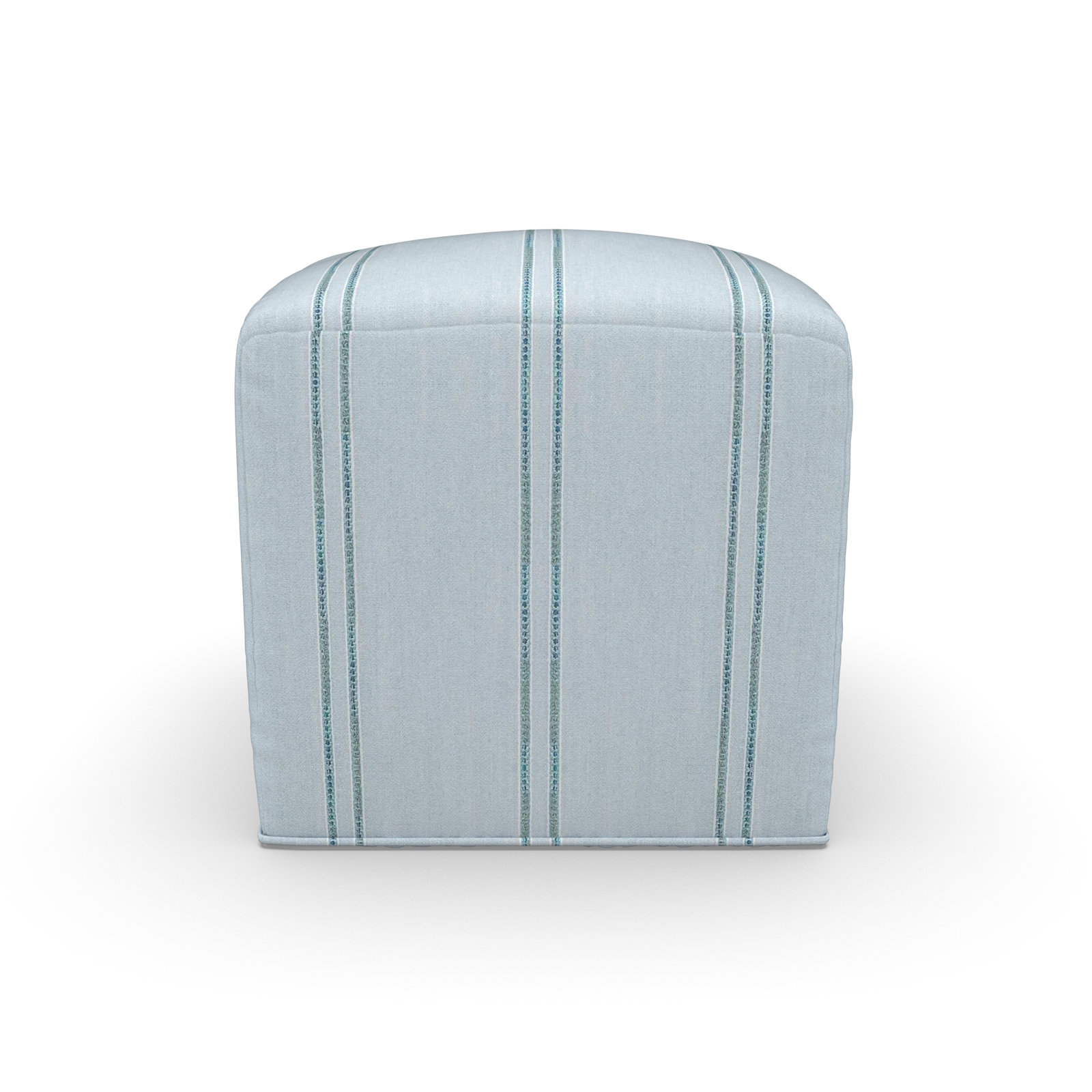 Eliana 18" Sunbrella® Patio Ottoman, 18"H x 18"W x 18"D, Sunbrella Wayward Sky