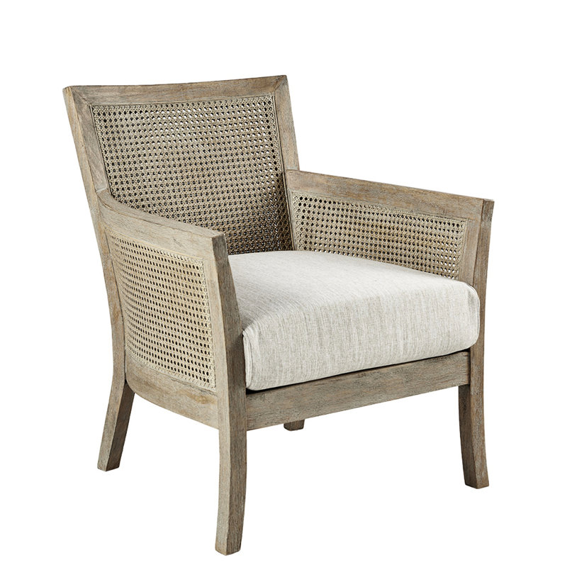Chaise Cane, Crème / naturel récupéré