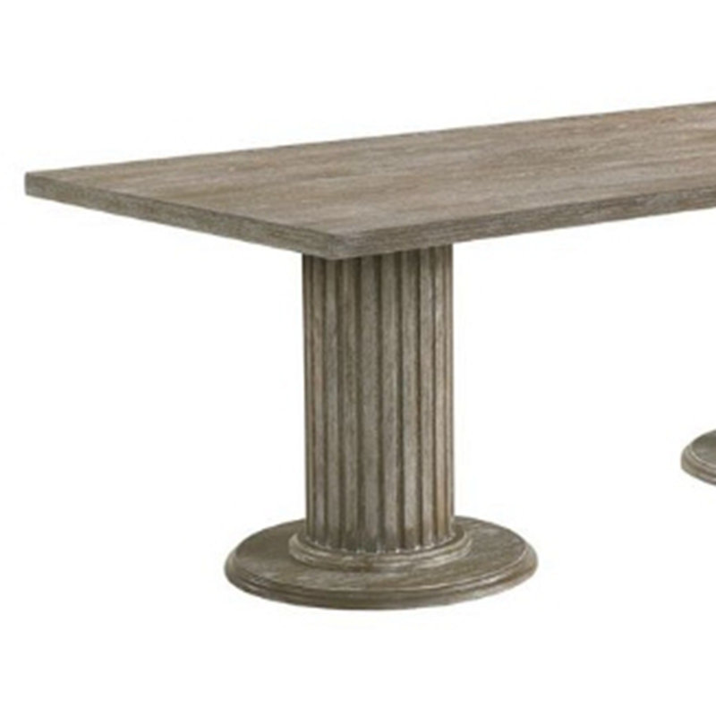 Gabrian Reclaimed Gray Finish Dining Table