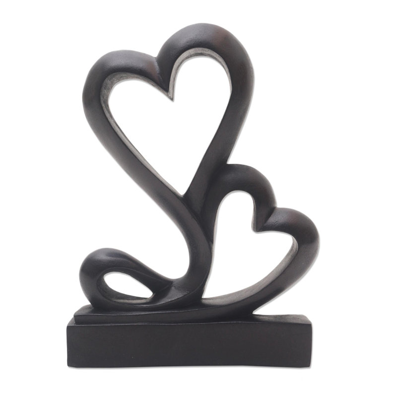 Sculpture Florala «Love Grows» et bois