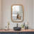 Functional Mirror with Cabinet