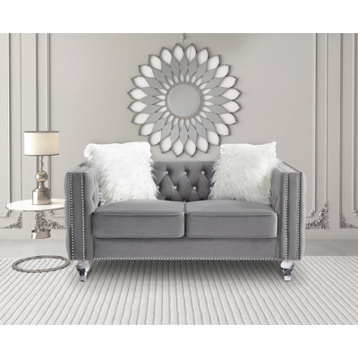 Eghosa 59.84'' Velvet Sofa