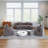 Chenille Curved Boneless Sectional Sofa With 6 Pillows,Curved Symmetrical Modular Semi Circular Sofa Sectional-447976393