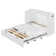 Lit escamotable double avec tiroir et un ensemble de prises et ports USB