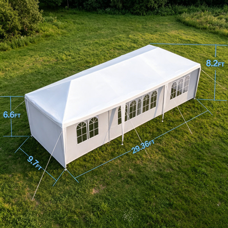 Auvent 10 x 30 pi 