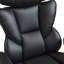 Fauteuil de bureau ergonomique pour joueur avec soutien lombaire et appui-tête réglables en hauteur