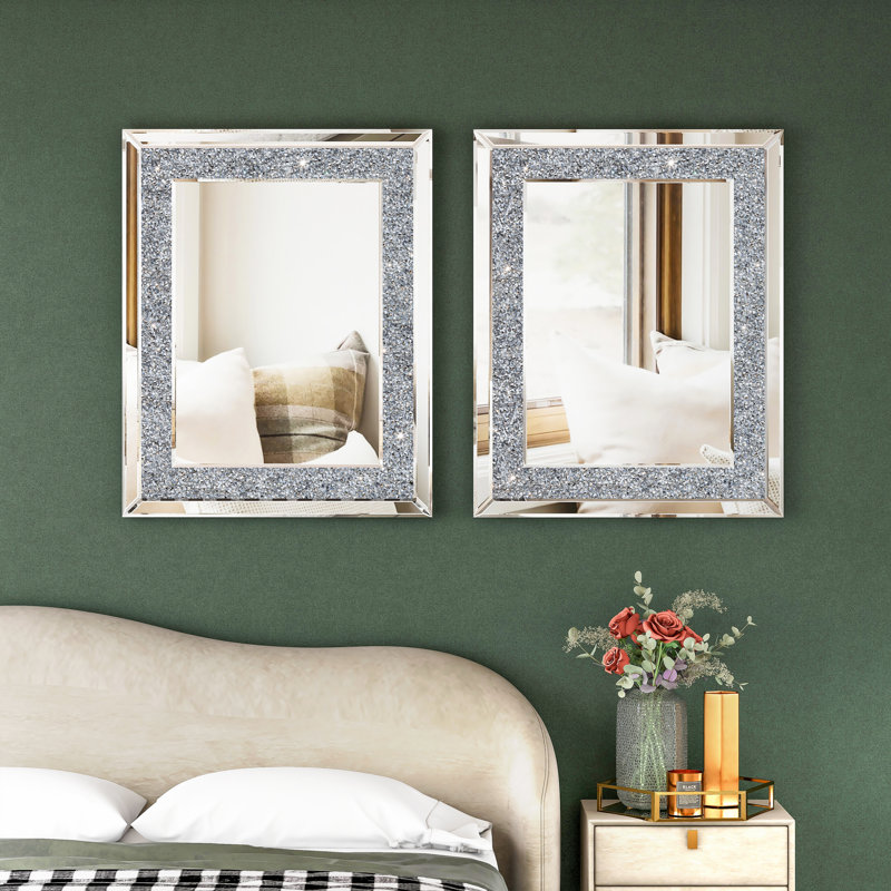 Miroir d'appoint mural Faustine, 20 po x 16 po