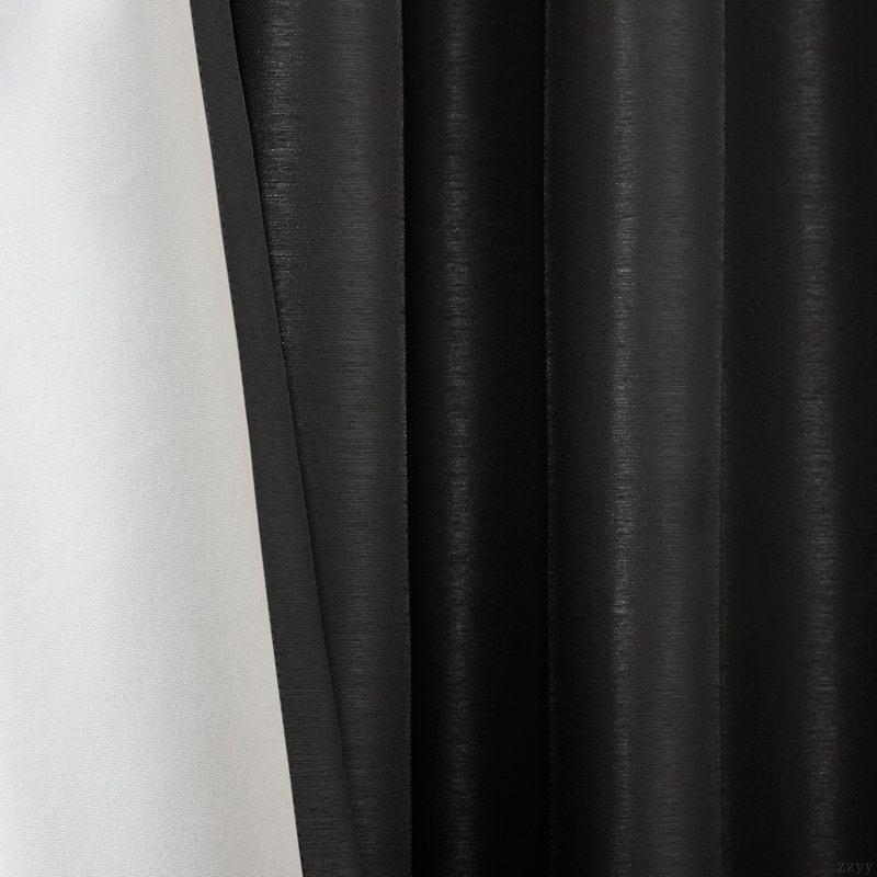Twist Tab Lined Window Curtain Panel