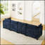 Canapé d'angle Comfy Cloud Couch 4 places avec 2 poufs, canapé-lit en chenille à assise profonde pour un confort optimal dans votre salon