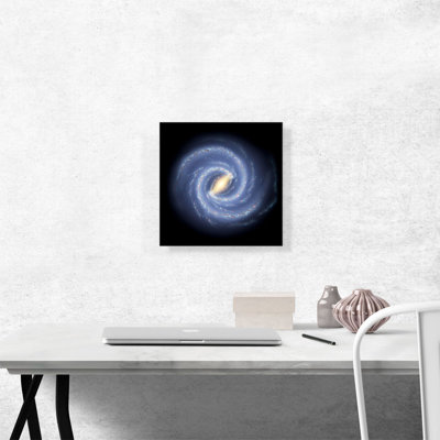 " Symphony Spiral Galaxy In Blue "