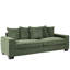 88 po de large 88 po Velours côtelé foncé avec 5 coussins, élégant et relaxant pour la maison, salon spacieux de conception intérieure large, confort d'assise, décoration-1422187644-1422187645