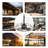 Zoyar 28" Outdoor Ceiling Fan with LED Lights-Waterproof, Plug in Caged Ceiling Fan with Lights for Pergola Canopy-767755866