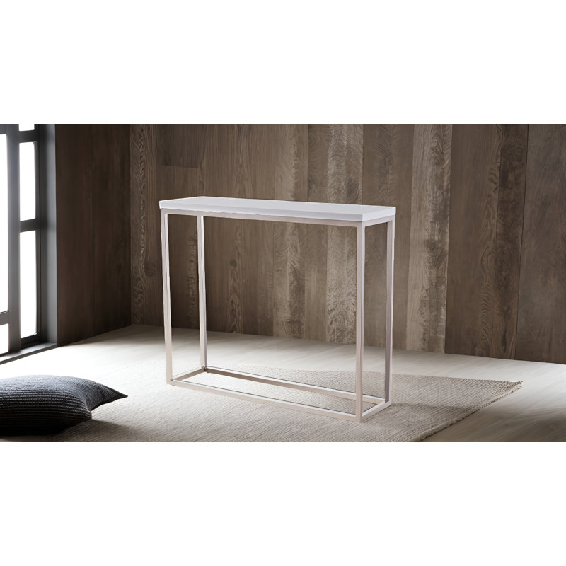Lakhwinder 35.9'' Console Table, White