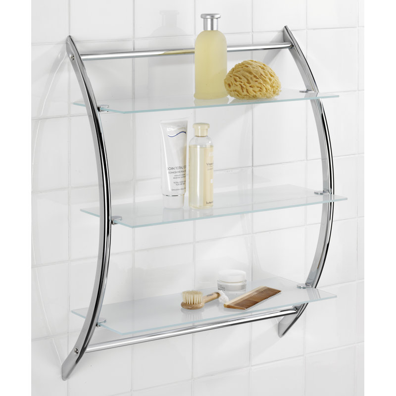 Vermont Metal Wall Bathroom Shelves