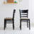 Zida Solid Wood Modern Upholstered Ladder Back Side Chair Set of 2-1925006908