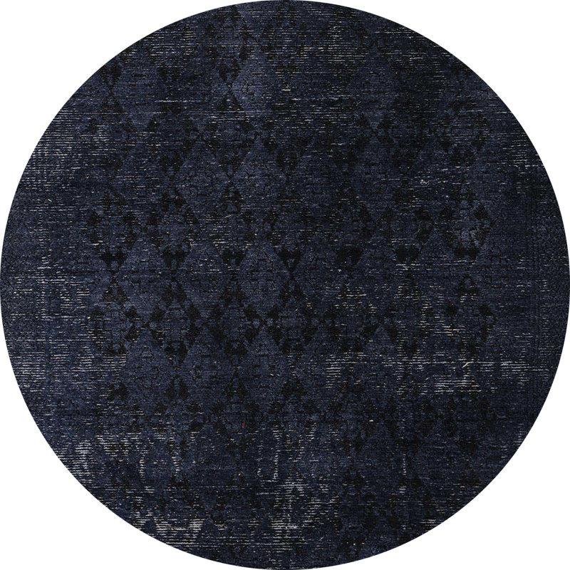 Abstract Indoor Rug, Round 7'