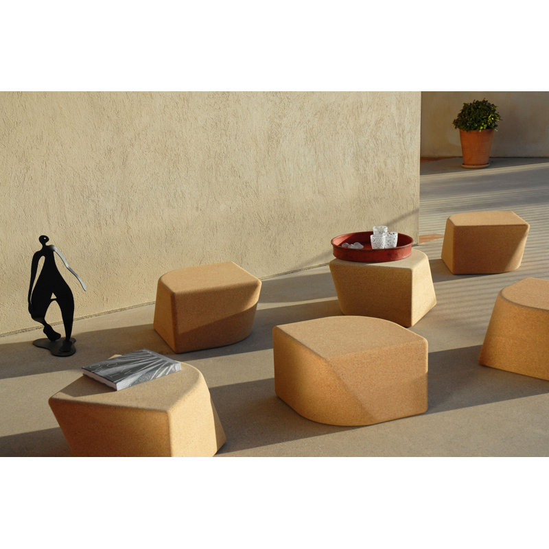 Efrat Outdoor Ottoman with Sunbrella® Cushion