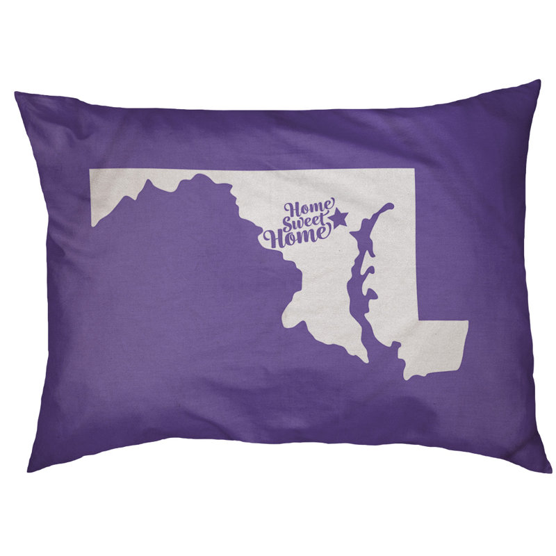 Coussin pour chien d’extérieur baltimore pour chien home, Moyen (H 6,5 po x l 40 po x P 30 po), Mauve