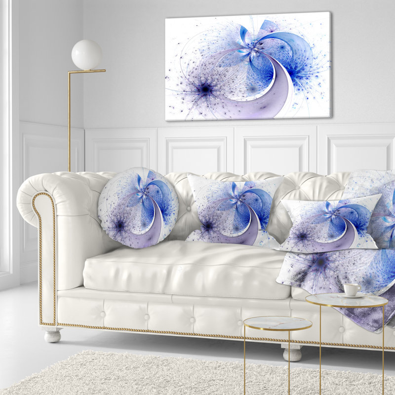 Coussin lombaire en fleur symétrique floral