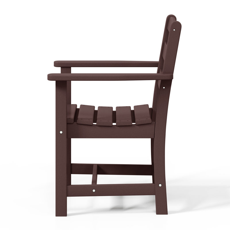 Chaise de patio, Marron foncé
